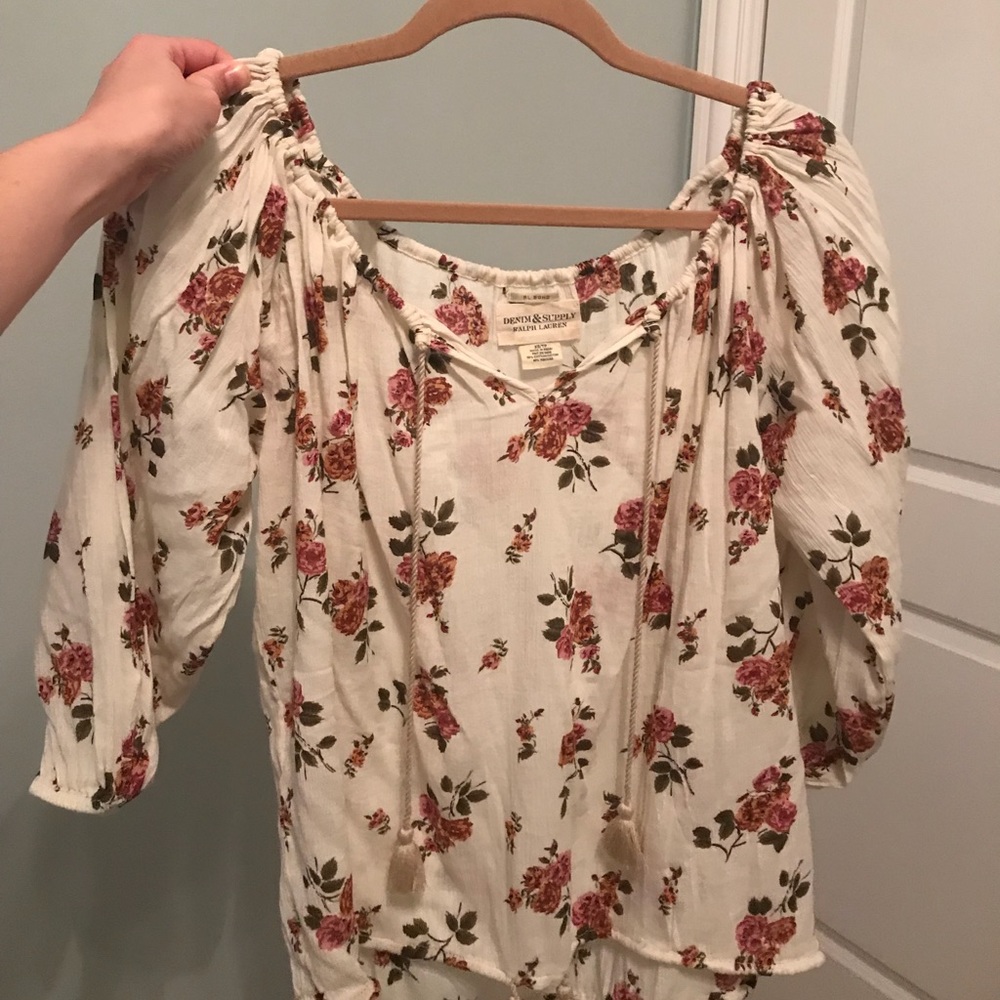 Ralph Lauren floral blouse NWT